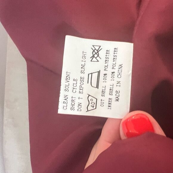 Revelry Thea tulle bridesmaid dress in Cabernet size 16 - Picture 13 of 15